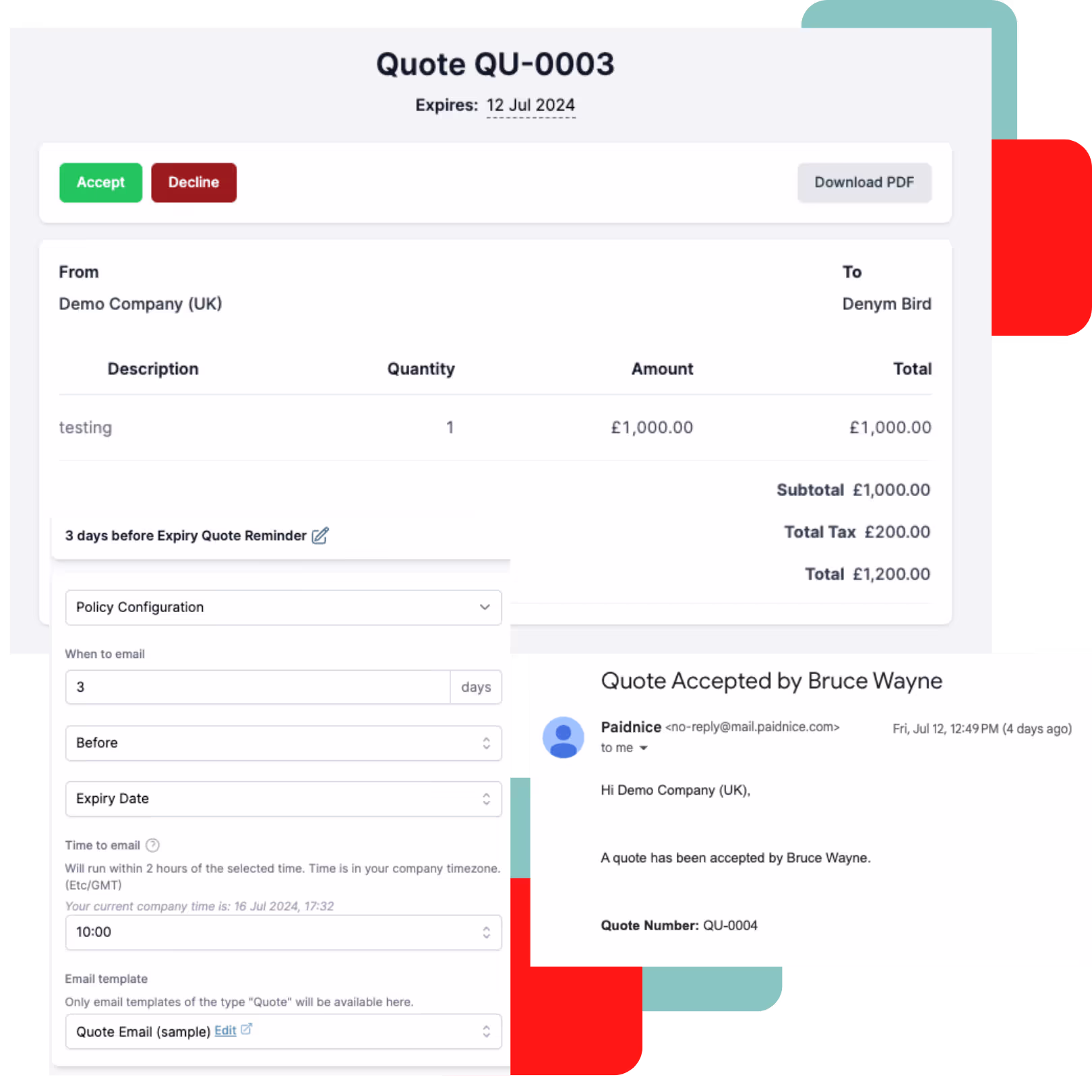 Send Quote Reminders Before They Expire screenshot 2