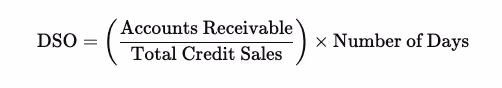 DSO Calculation Formula