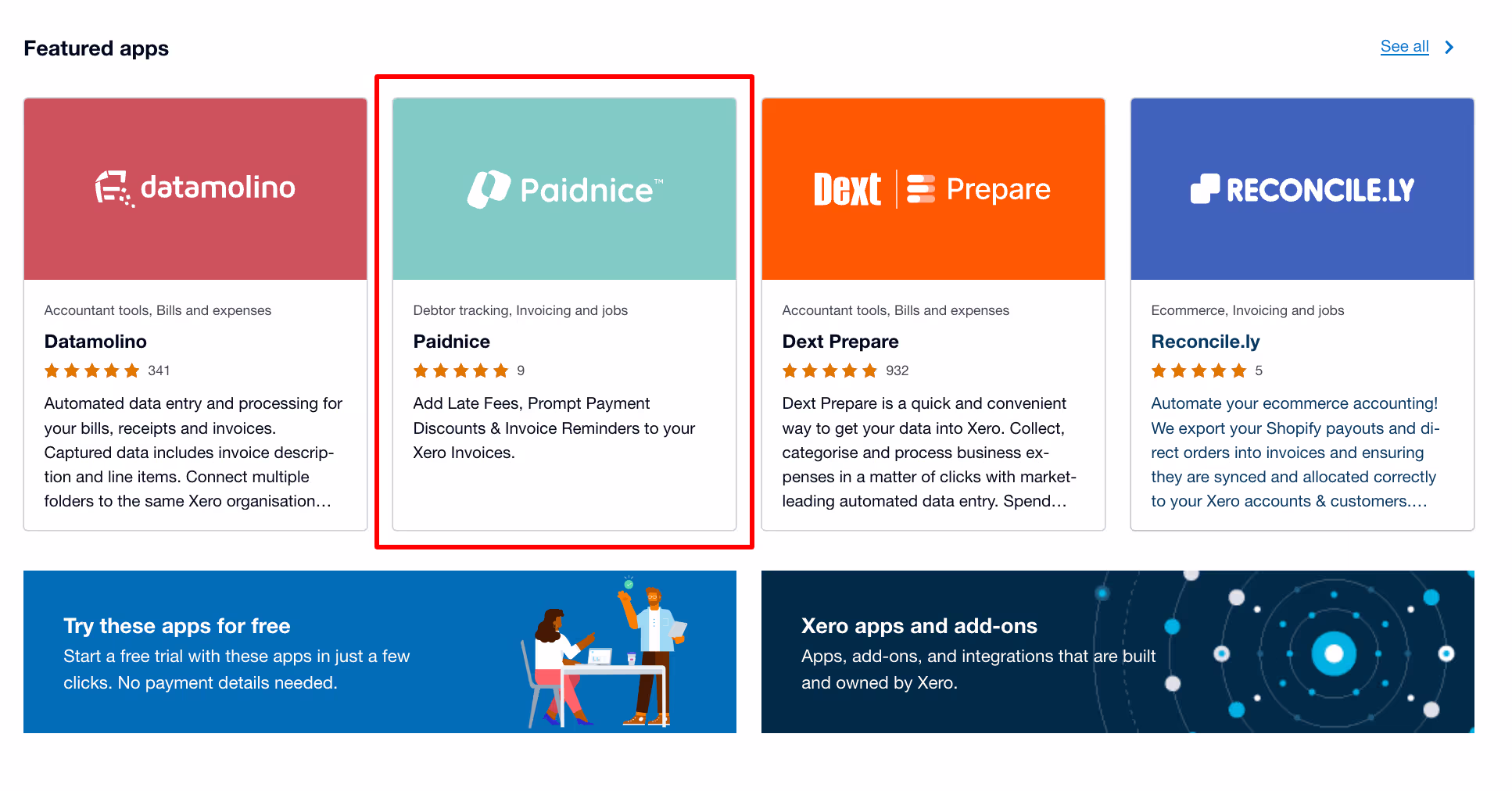 Paidnice Named Xeros Featured App of the Month