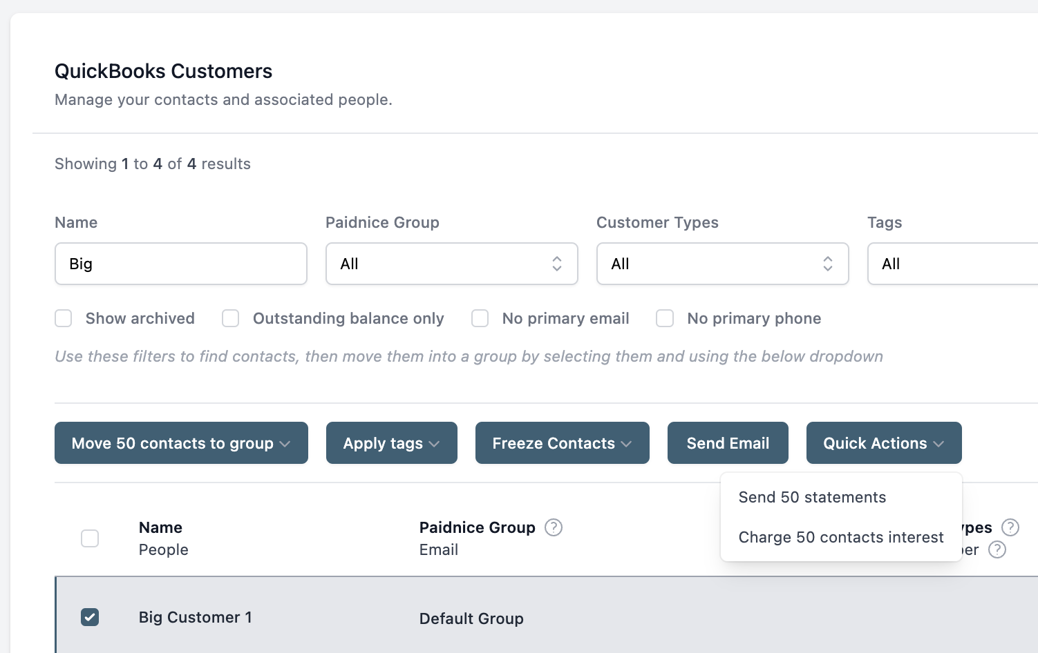 Pre Approve Draft Actions screenshot 2
