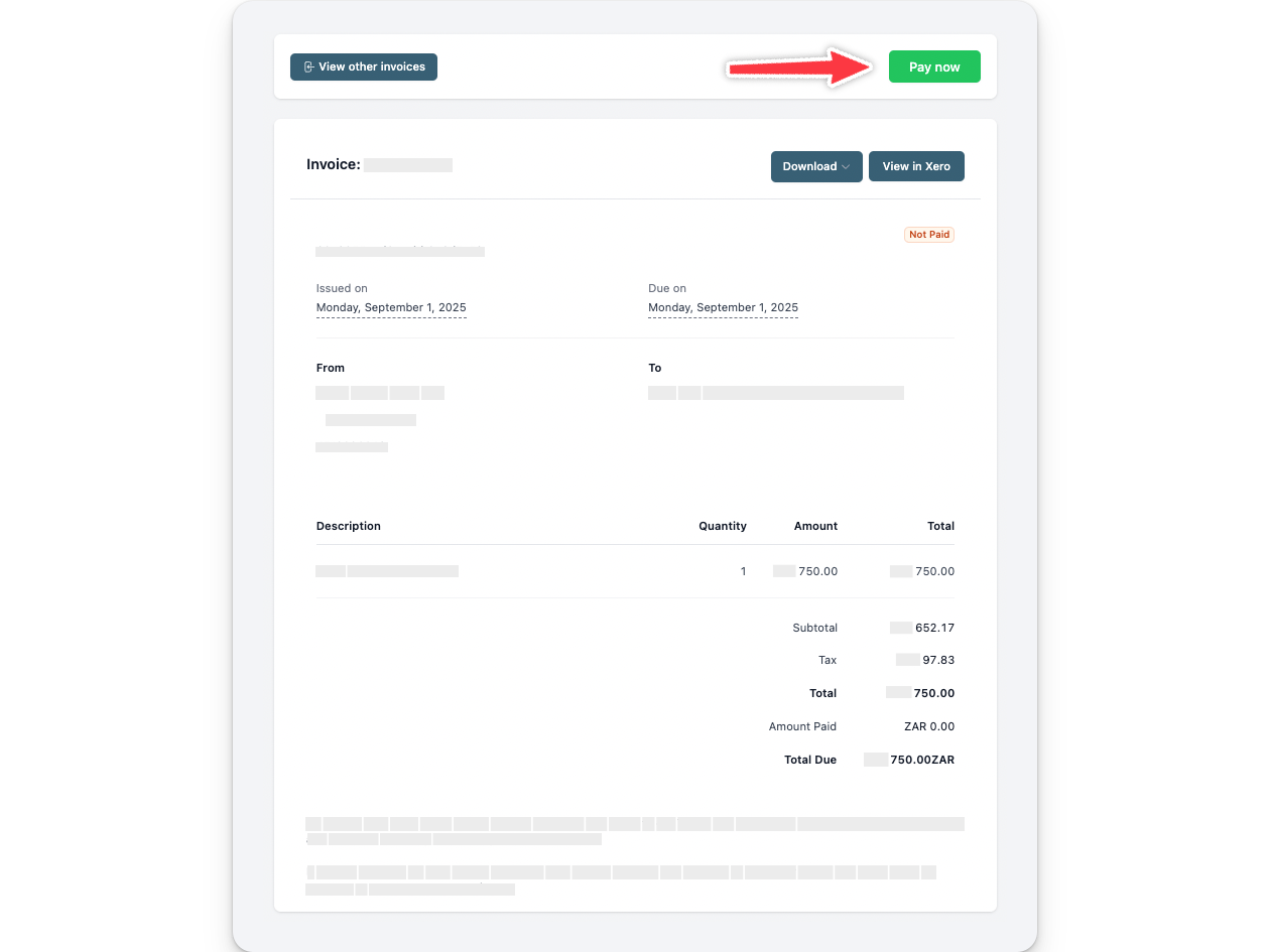 New Custom Payment Links screenshot 2