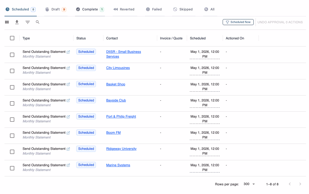 Send Statements by Post Xero screenshot 3