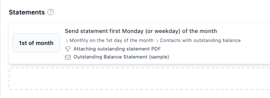 Send Xero Statements First Weekday of Month screenshot 2