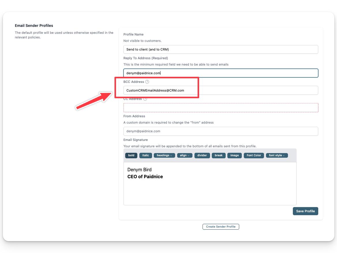 Xero Reminders Into CRM screenshot 2