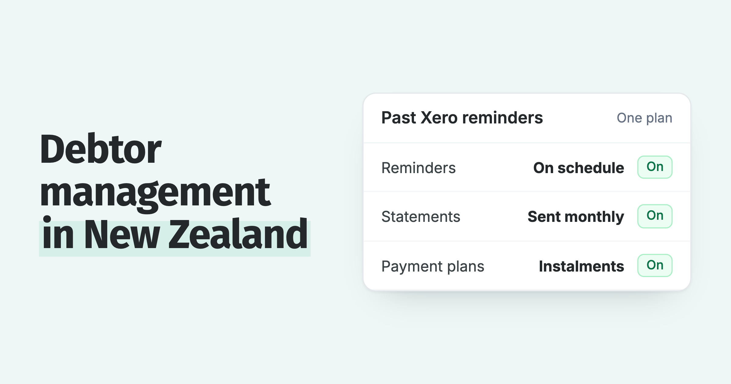 What debtor management software adds in New Zealand: reminders, statements and payment plans