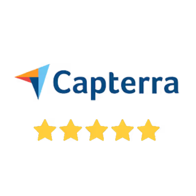 Capterra with 5 stars